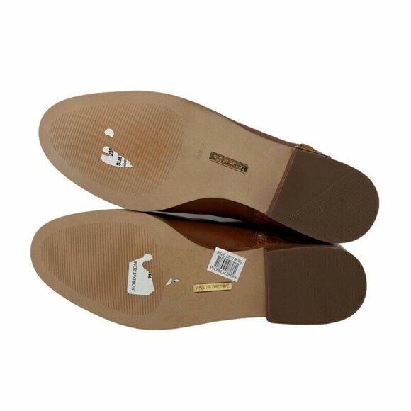 NEW Louise Et Cie Tallie Ankle Booties Boots Brown Leather 7.5 - Picture 4 of 10